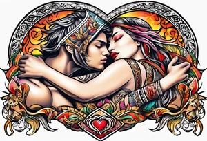 Love, source, abundance tattoo idea