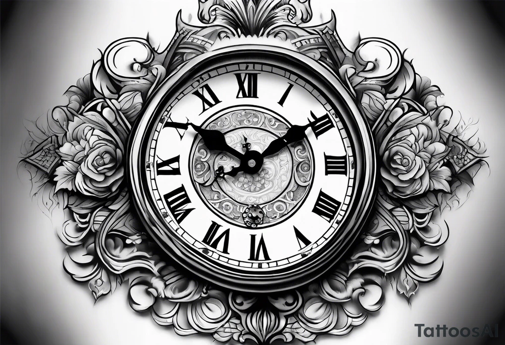 Clock tattoo idea