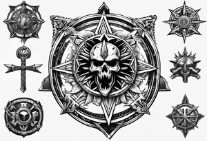Warhammer inquisitorial seal tattoo idea