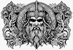 Viking style tattoo idea