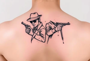 Spy vs spy tattoo idea