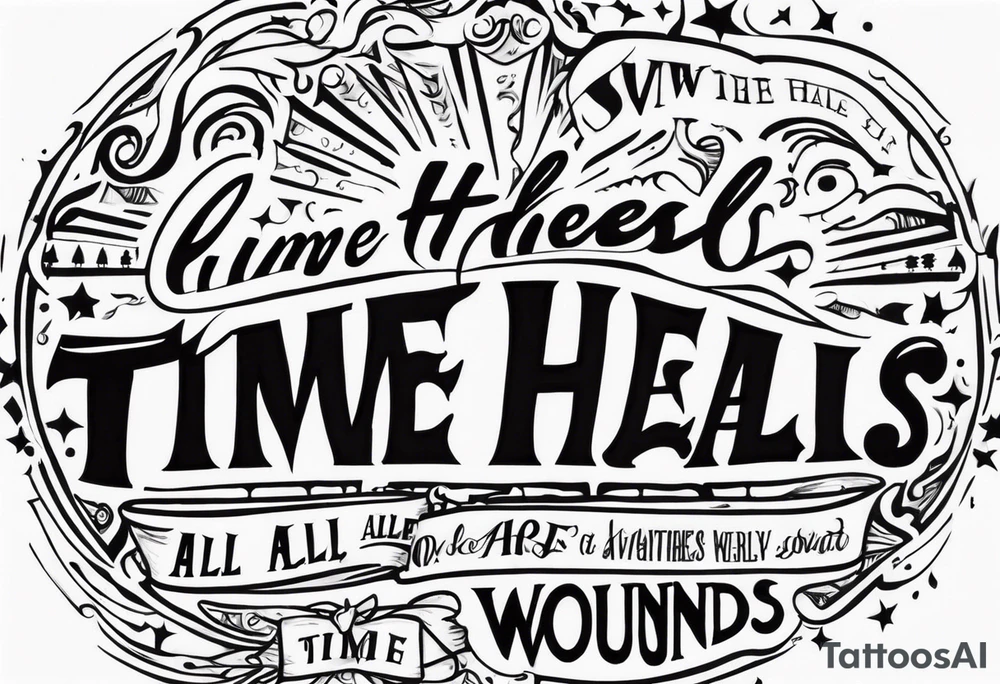 Time heals all wounds tattoo idea