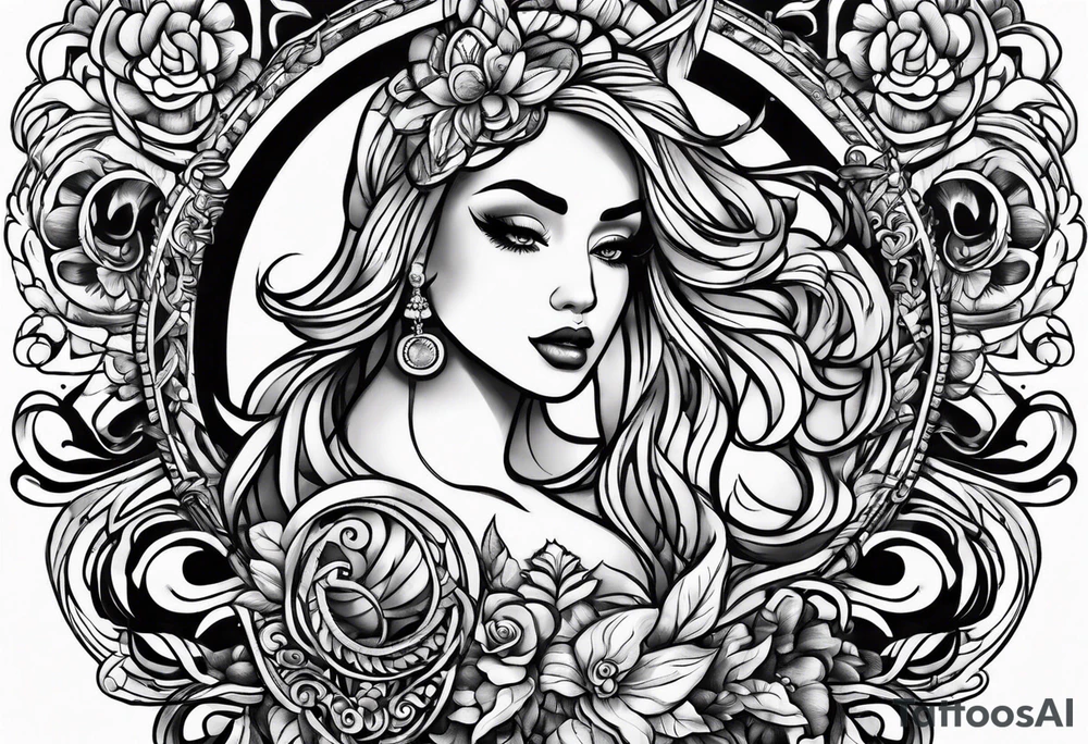 Safety pin tattoo idea