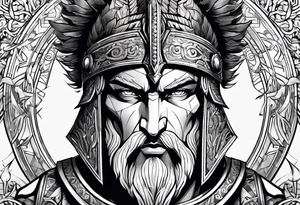 greek god ares tattoo idea