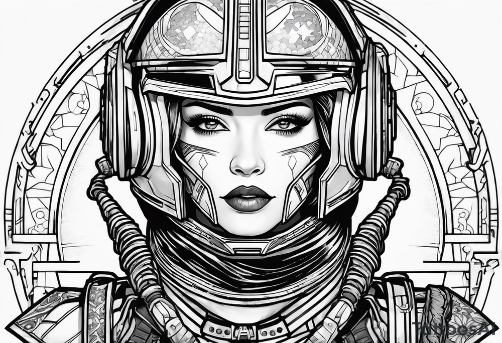 Love, Death & Robots, star wars, mandalorian tattoo idea