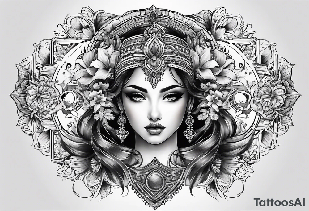 back tattoo covering the whole back drawing tattoo idea