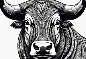 Nvidia geforce claw morphing into an aggressive bull tattoo idea