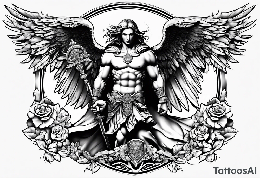 St michael tattoo idea