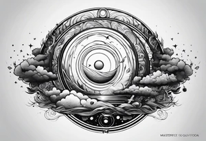 A wormhole tattoo idea