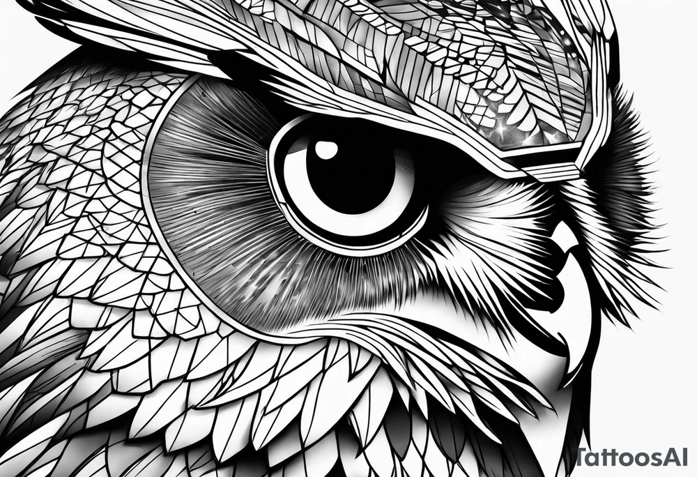 Owl shhh tattoo idea