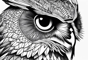 Owl shhh tattoo idea