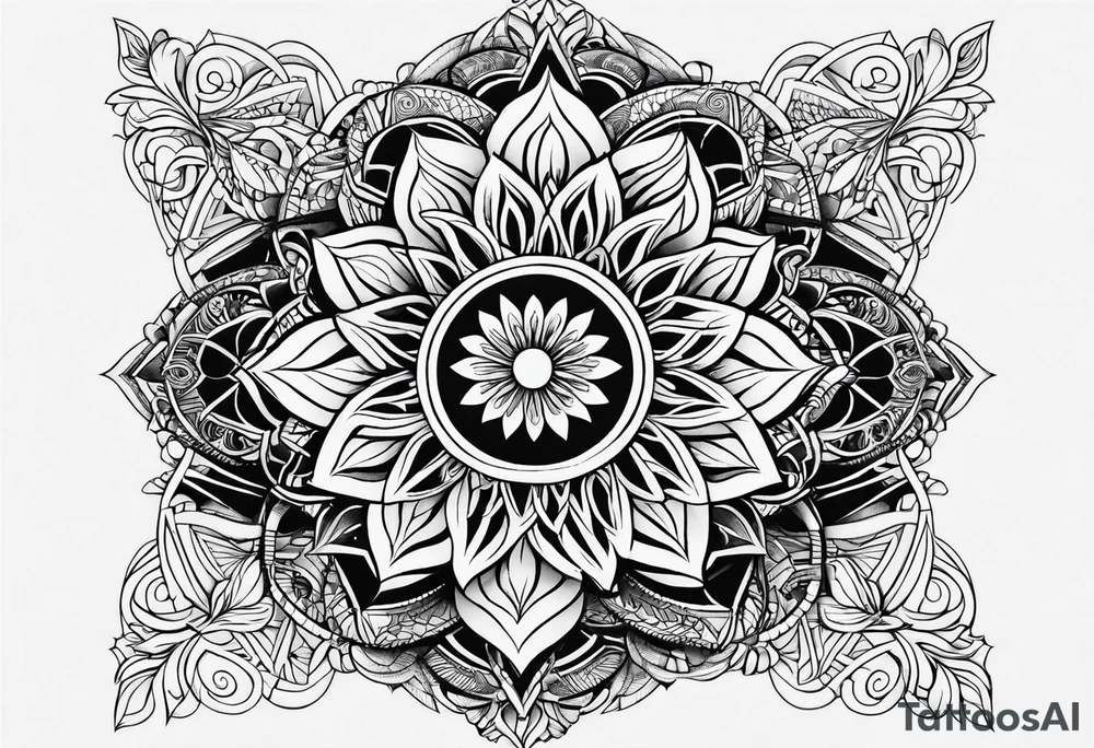 flower of life tattoo idea