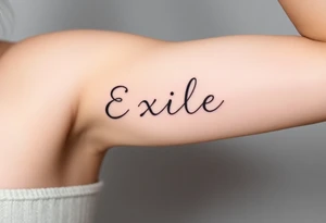 Exile tattoo idea