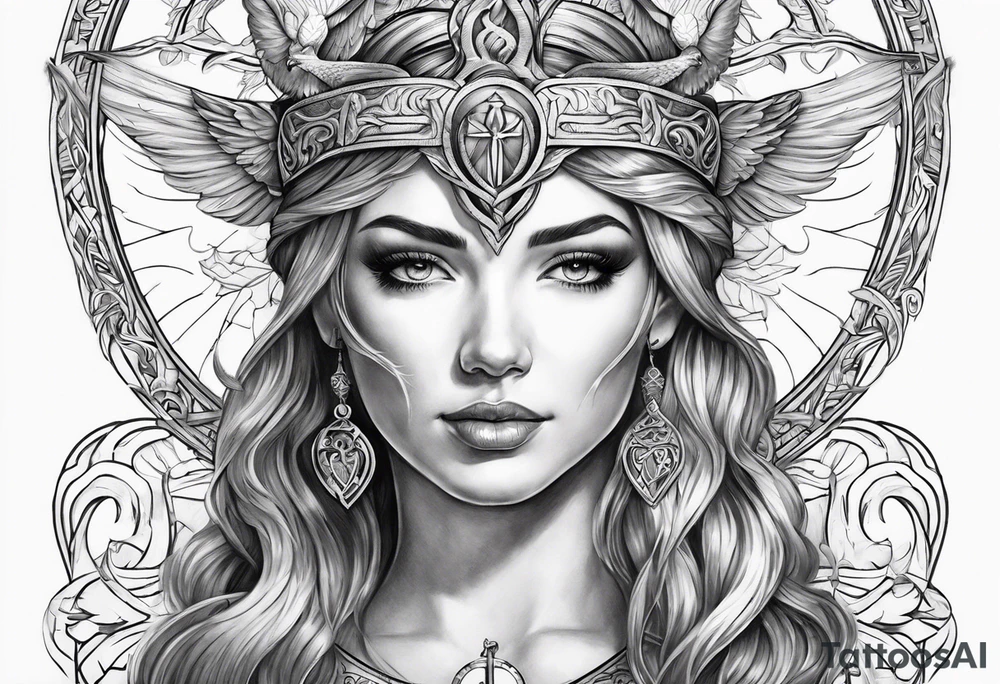 Staff of caduceus tattoo idea