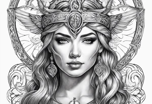 Staff of caduceus tattoo idea