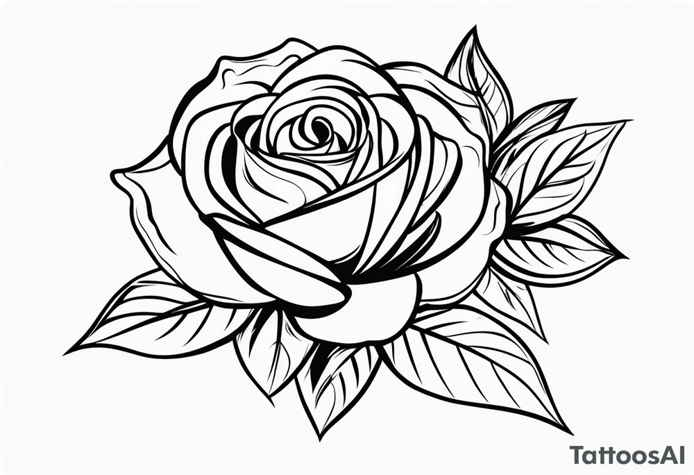 ROSE BOUQUE tattoo idea