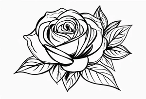 ROSE BOUQUE tattoo idea