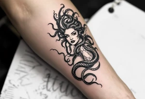 lady medusa full body tattoo tattoo idea