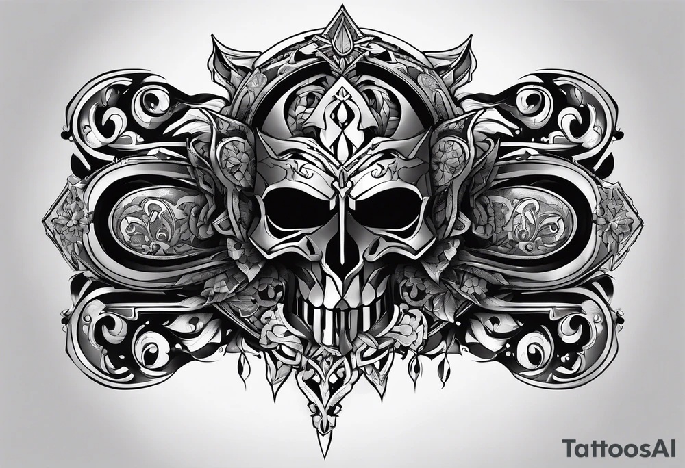 Art from dishonored game 
bracelet tattoo idea