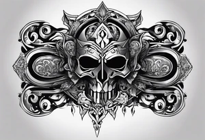 Art from dishonored game 
bracelet tattoo idea