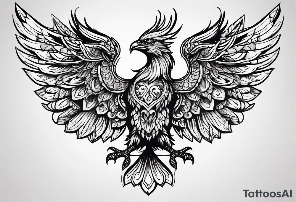 Russian folklore creature tattoo idea