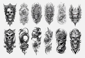 men's sleeve tattoo idea