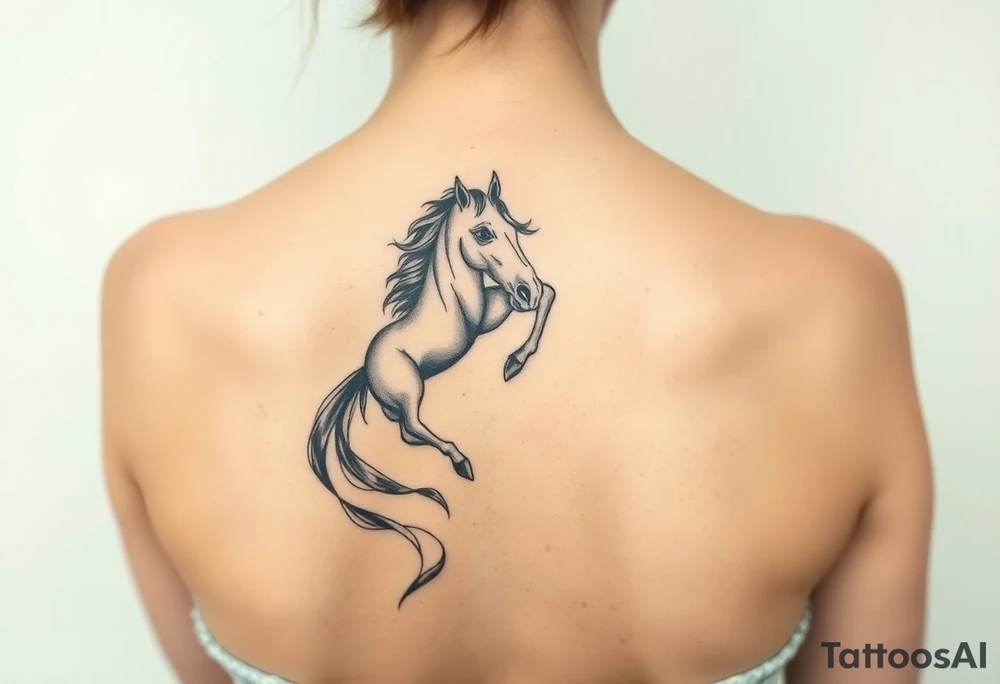 Lost Horse kite rip mum tattoo idea