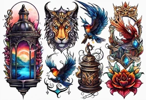 Fantasy books tattoo idea