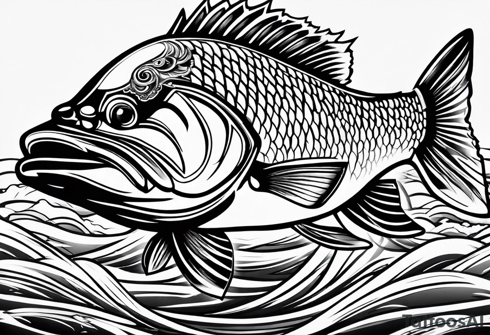 walleye tattoo idea