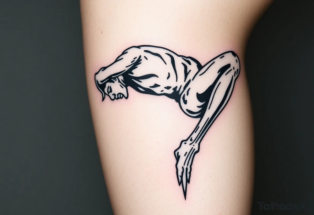 Contortionist tattoo idea