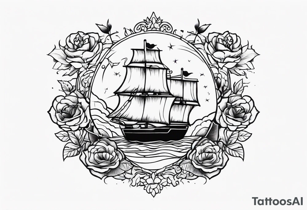 sleeve old school tattoo idea