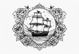 sleeve old school tattoo idea