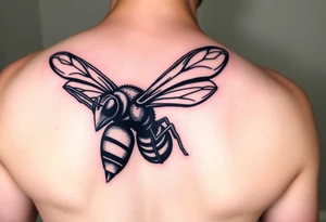 Fierce Hornet flying tattoo idea