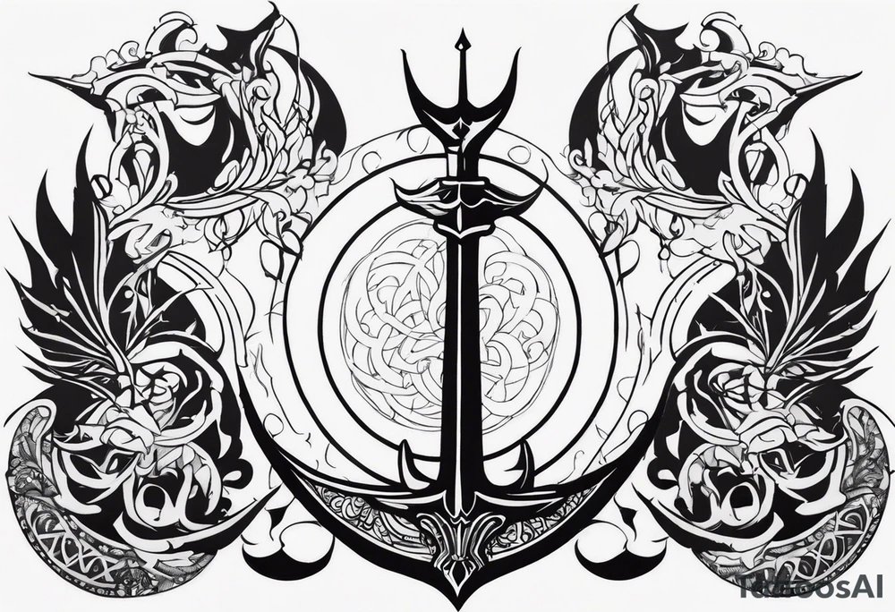 trident tattoo idea