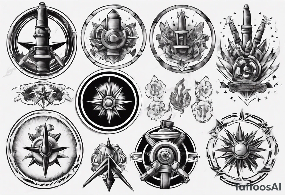155mm Artillery Round tattoo idea