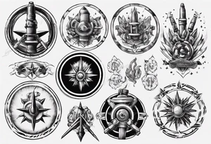 155mm Artillery Round tattoo idea
