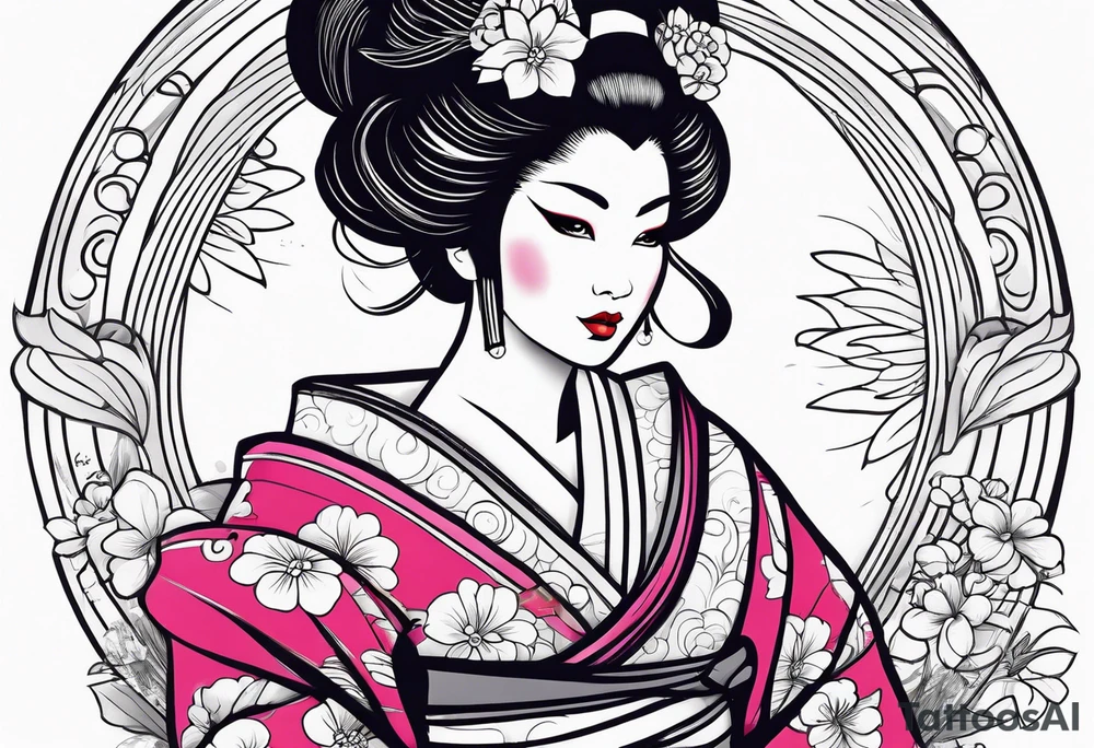 Geisha tattoo idea