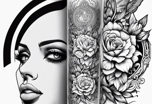 arm veins tattoo idea