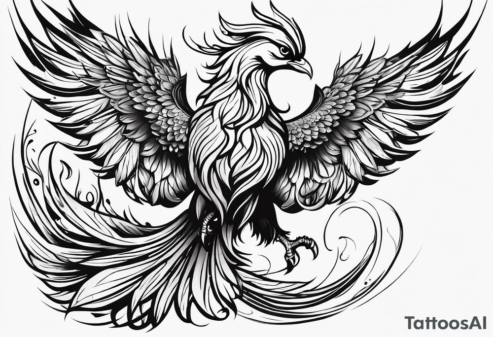 little pheonix tattoo idea