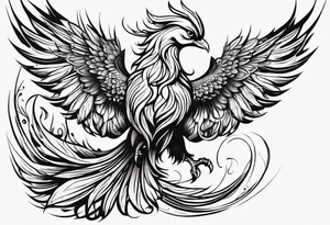 little pheonix tattoo idea