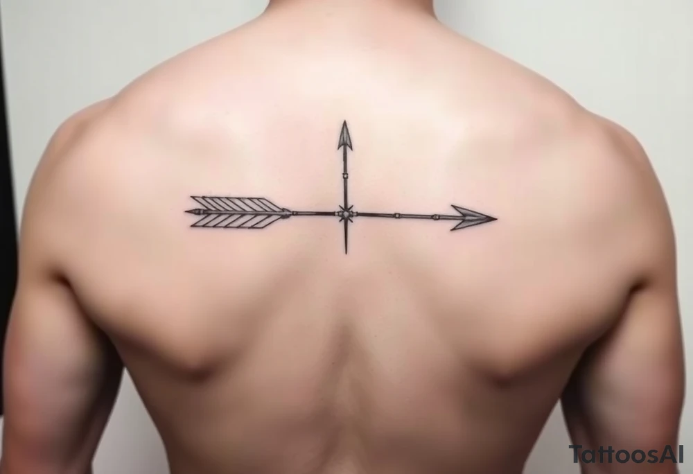 Aesthetic arrow tattoo idea
