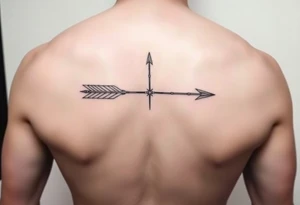 Aesthetic arrow tattoo idea