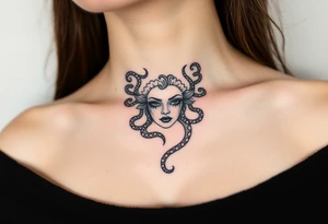 Small Medusa tattoo idea