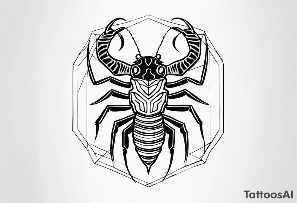 scorpio sting tattoo idea