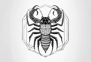 scorpio sting tattoo idea