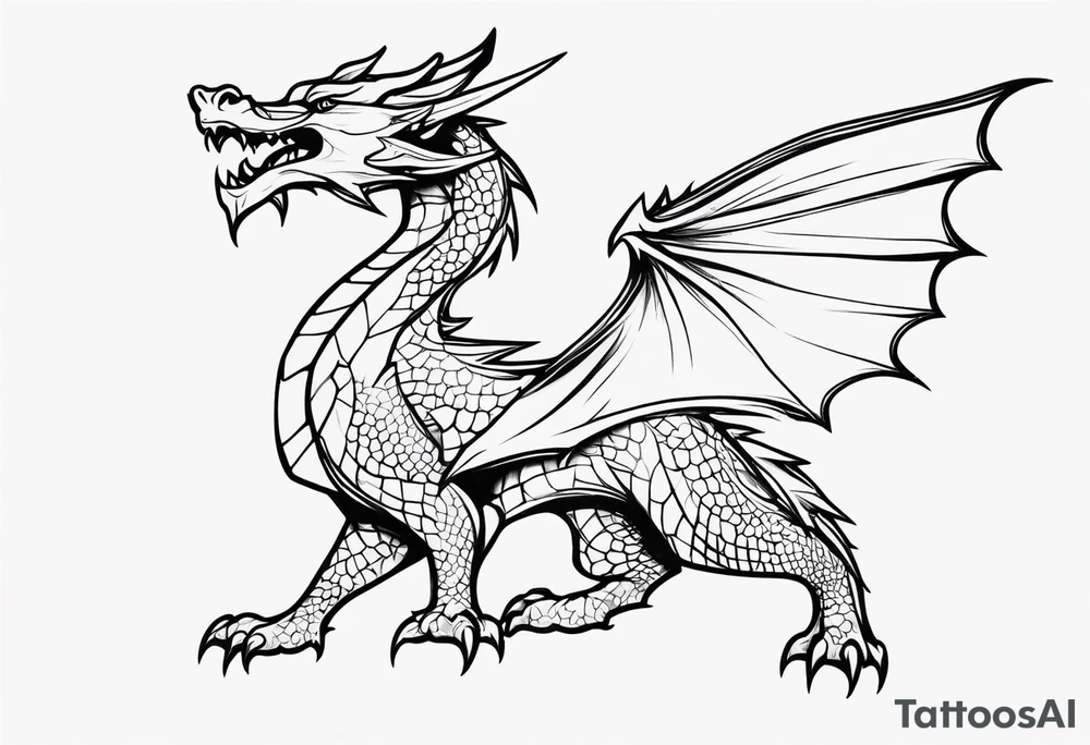dragon tattoo idea
