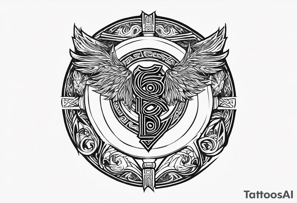Valhalla round shield axe
Valknut sword dragon head tattoo idea Valhalla round shield axe
Valknut sword dragon head tattoo idea