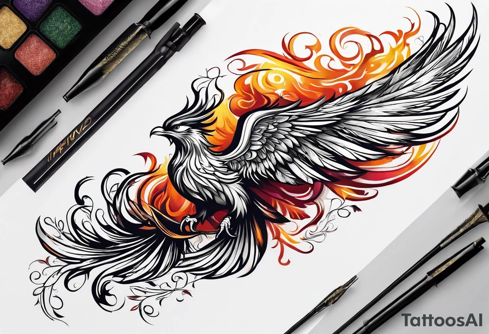 pheonix tattoo idea