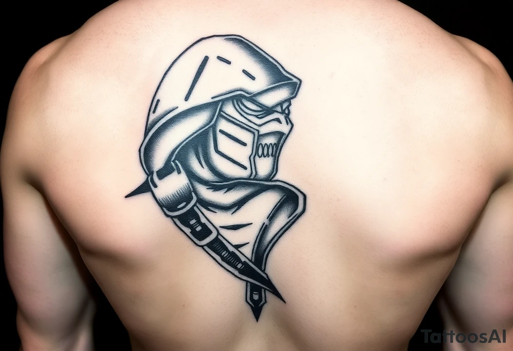 Sub zero from Mortal kombat tattoo idea