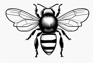 bumble bee tattoo idea